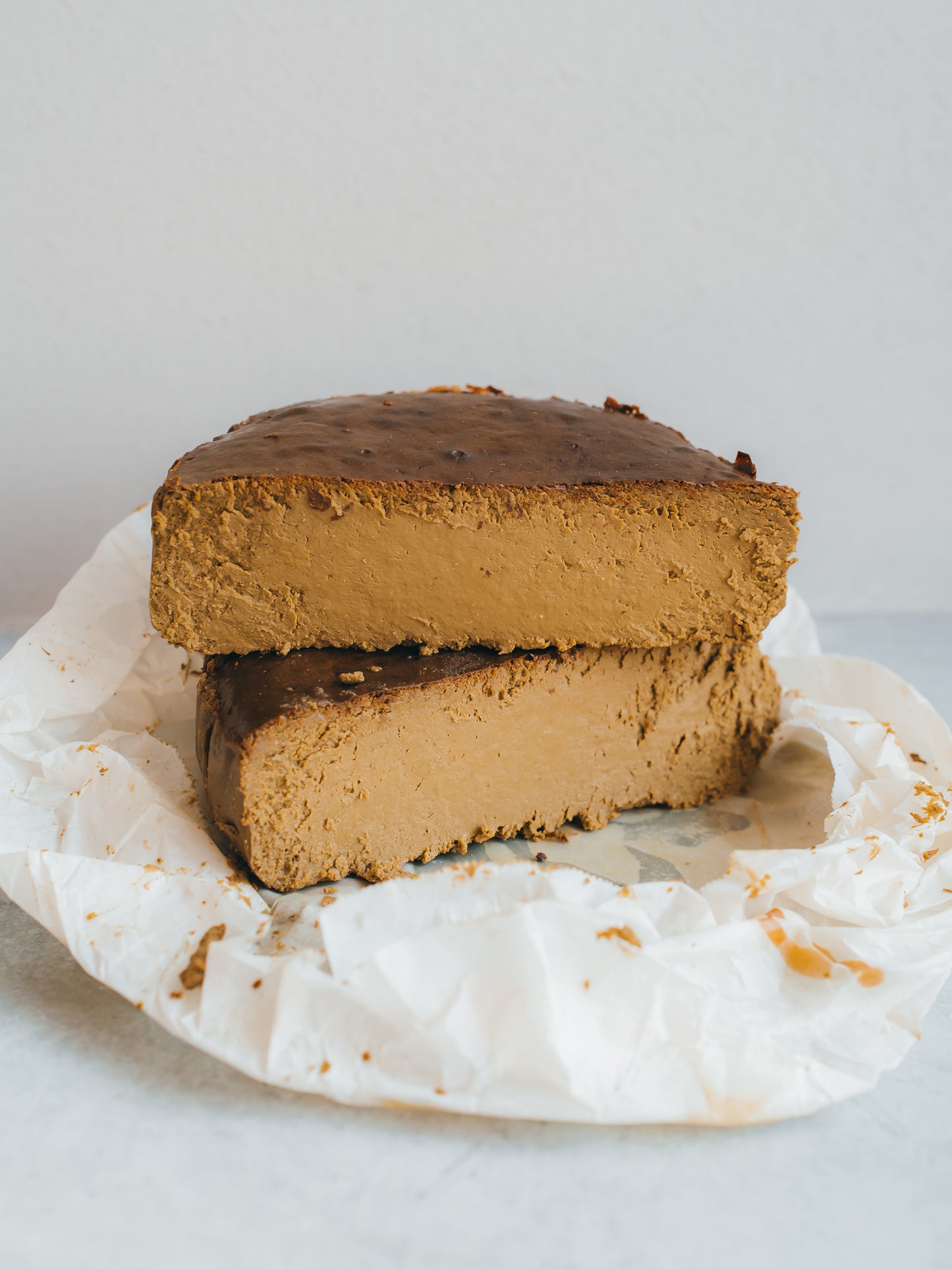 ほうじ茶のバスクチーズケーキ