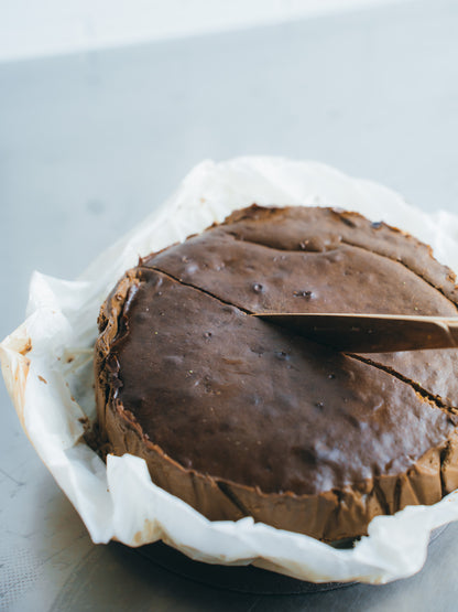 ほうじ茶のバスクチーズケーキ