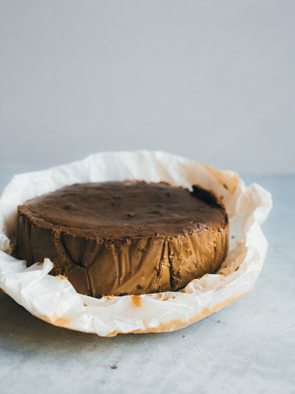 ほうじ茶のバスクチーズケーキ