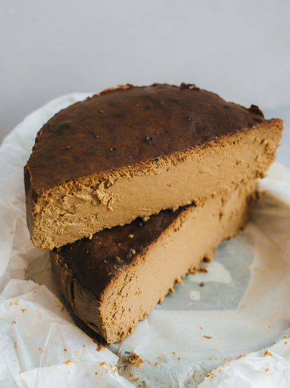 ほうじ茶のバスクチーズケーキ